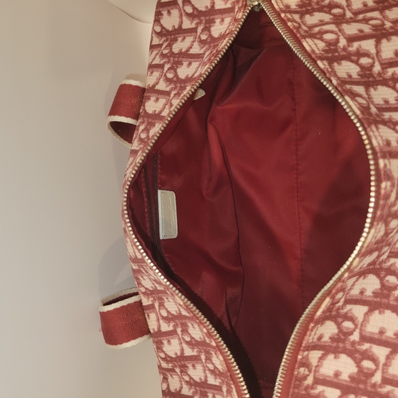 VGUC DIOR top handle Canvas Boston bag #2 - Picture 5 of 8